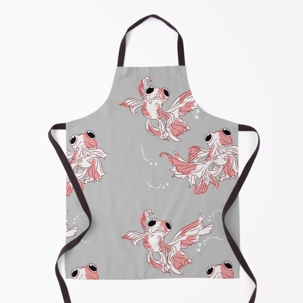 Item preview, pink goldfish black rosa goldfisch schwarz designed and sold by euise.