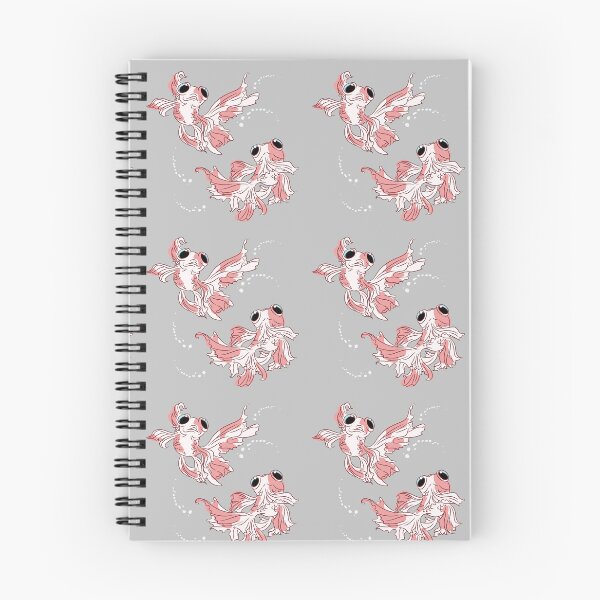Item preview, pink goldfish black rosa goldfisch schwarz designed and sold by euise.