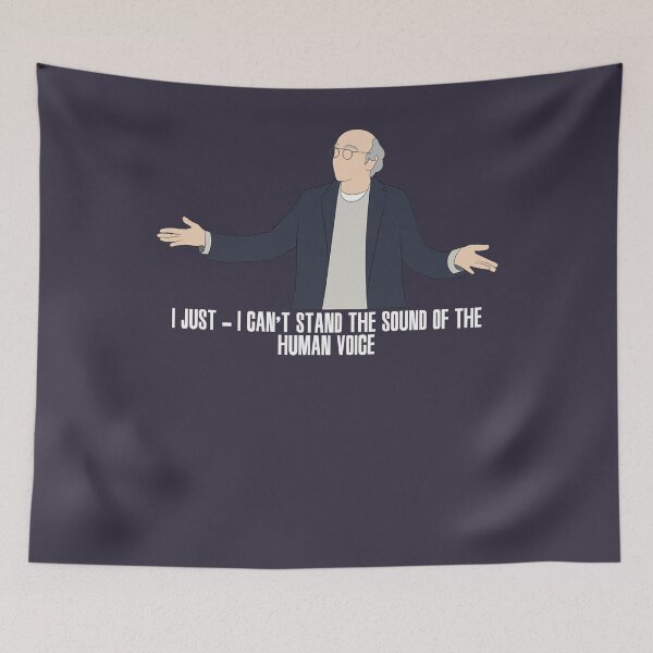 Item preview, Retro Tv Show Larry David Funny Quote designed and sold by GunterSchutz.