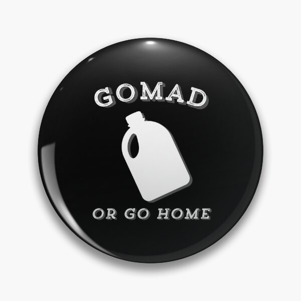 Artikelvorschau, GOMAD-Diät „oder nach Hause gehen“ weißer Text entworfen und verkauft von gobbieshoppe.