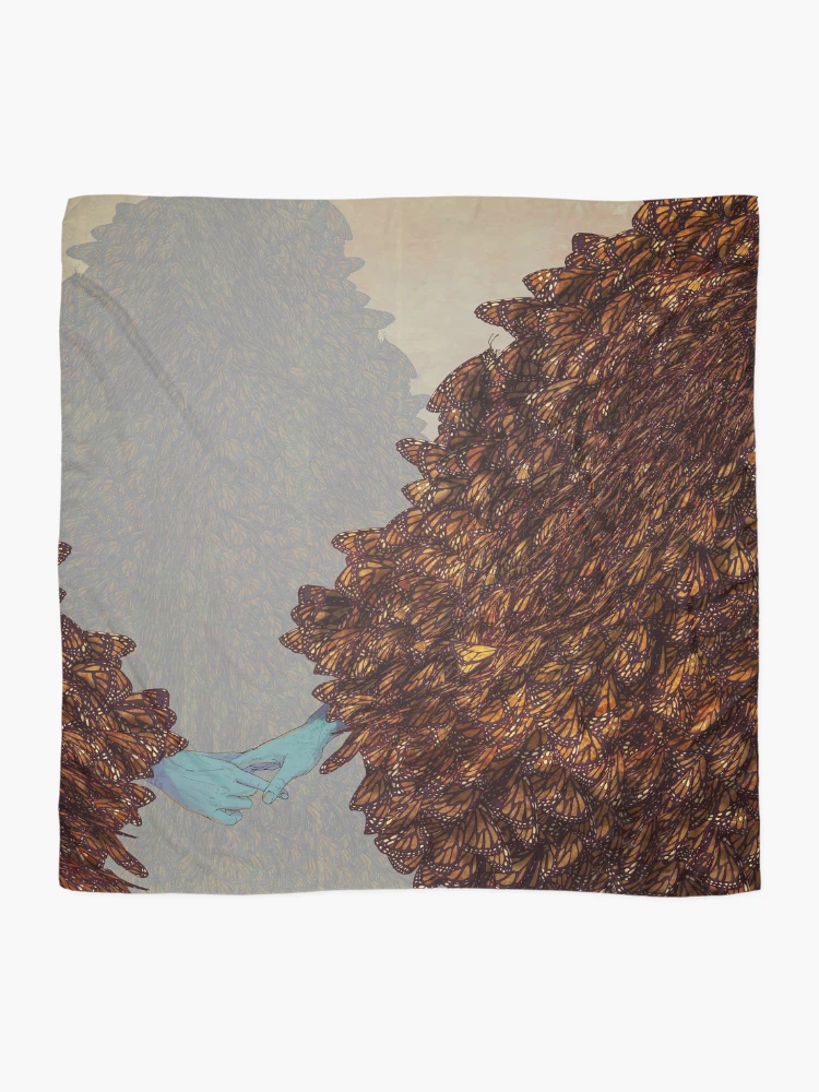 Thumbnail 2 of 3, Scarf, Community designed and sold by Rhea Ewing.