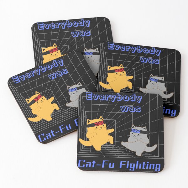 Item preview, Everybody was Cat-Fu Fighting designed and sold by JDFunTees.
