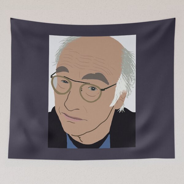 Item preview, Retro Vintage Tv Larry David Face designed and sold by GunterSchutz.