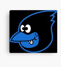 Blue Bird Brain Canvas Print