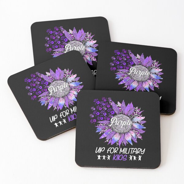 Item preview, Purple Up For Military Kids Sunflower Purple Military Month designed and sold by HaaChris-Artis.