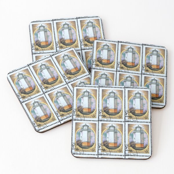 Item preview, Lighthouse Vintage Postage Stamp designed and sold by Factory57.