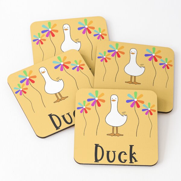 Item preview, Duck With Flower designed and sold by nguyenkrr.