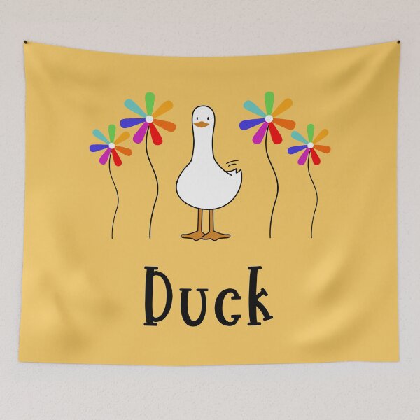 Item preview, Duck With Flower designed and sold by nguyenkrr.