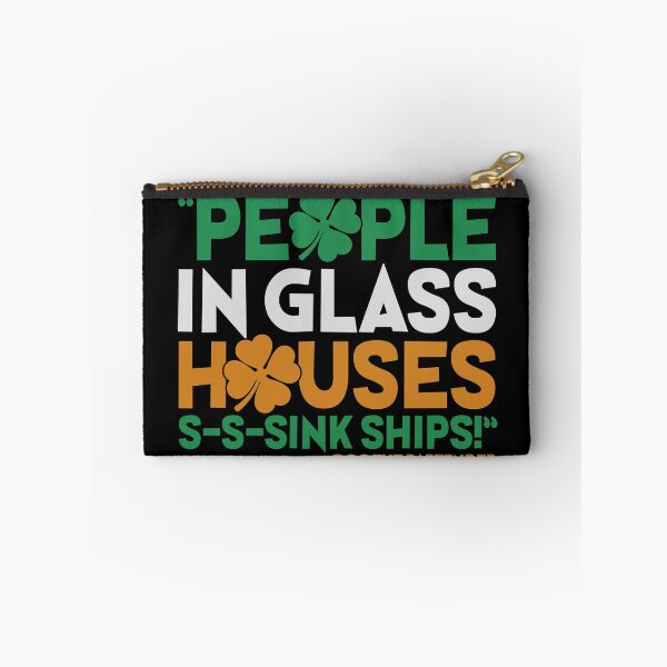 Item preview, People in glass houses s-s-sink ships! Doc The Bartender designed and sold by Sticker Up.
