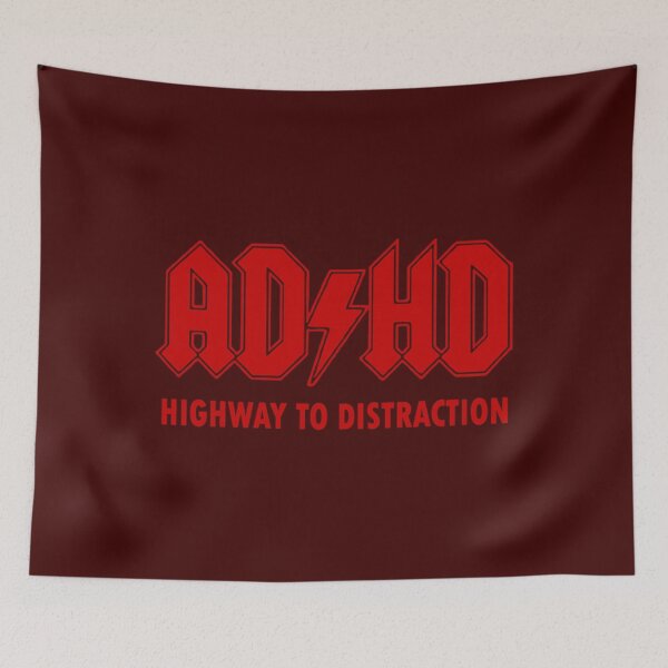 Item preview, ADHD - ACDC joke   designed and sold by Elewton1.