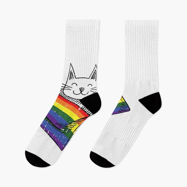 Item preview, Gay Cat Pride Rainbow Cute Kitten Kitty Proud LGBTQ Ally designed and sold by GardNewerd.