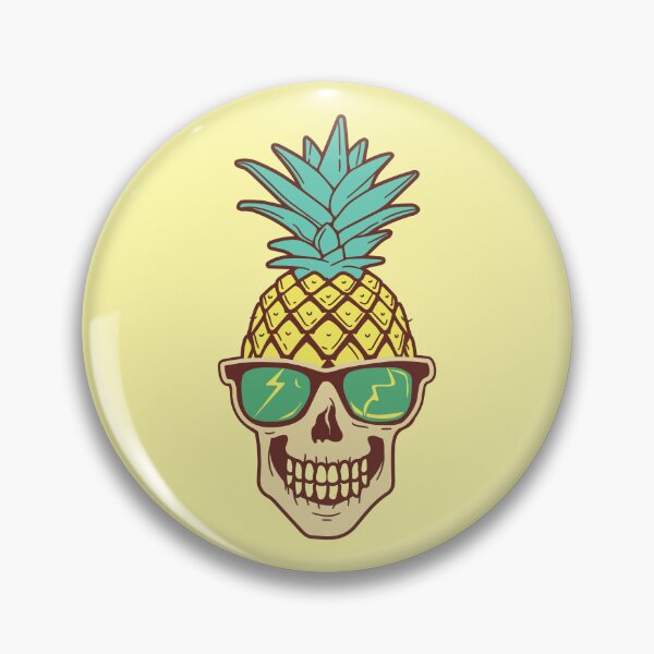 Item preview, Pineapple Skull designed and sold by Orangegrph.