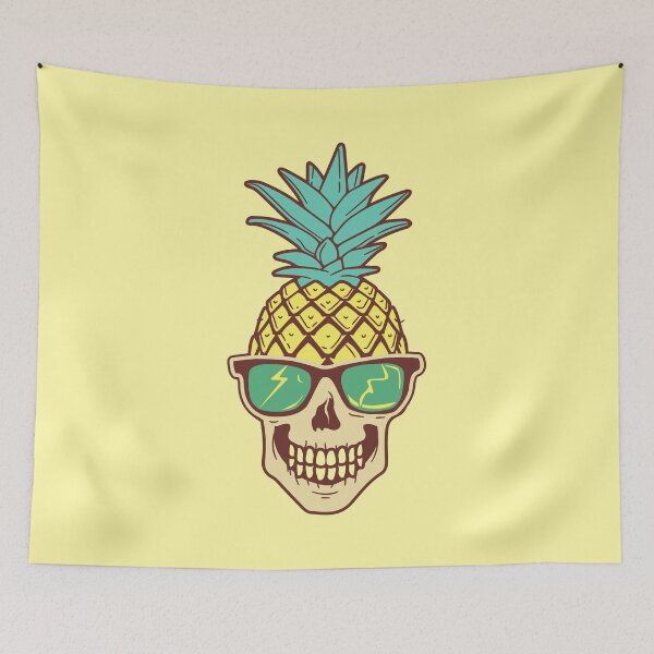 Item preview, Pineapple Skull designed and sold by Orangegrph.