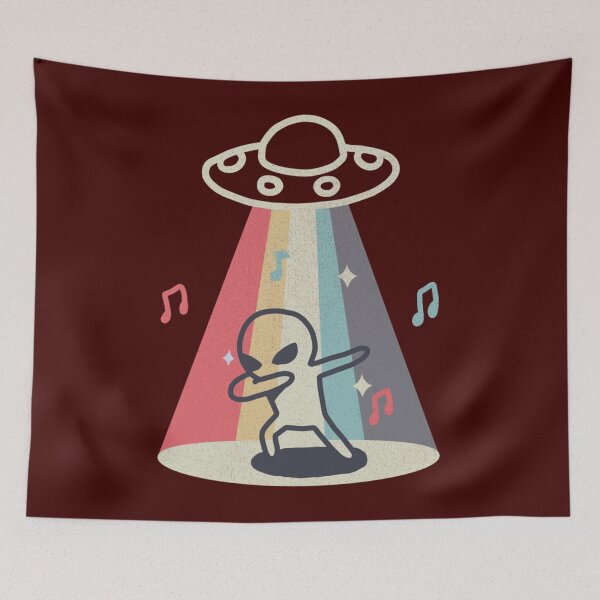 Item preview, Dabbing Alien Shirt Ufo Abduction Shirt Retro Alien Gift   designed and sold by Elewton1.