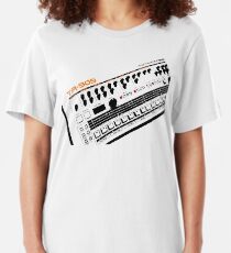 Roland Tr-909 Drum Machine Slim Fit T-Shirt