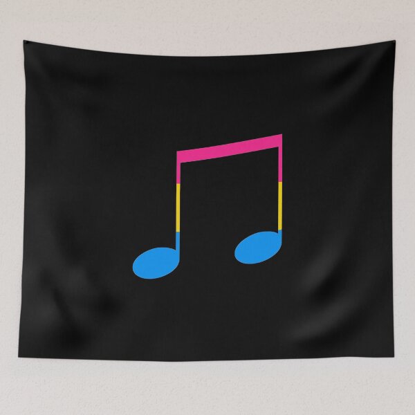 Item preview, Pansexual Music Note designed and sold by steampunklizard.