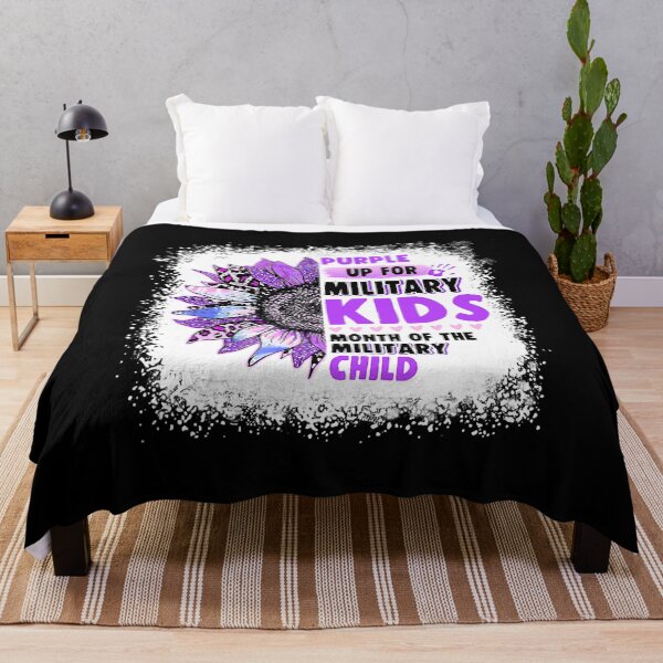 Item preview, Purple Up Military Child Leopard Sunflower Bleached designed and sold by HaaChris-Artis.
