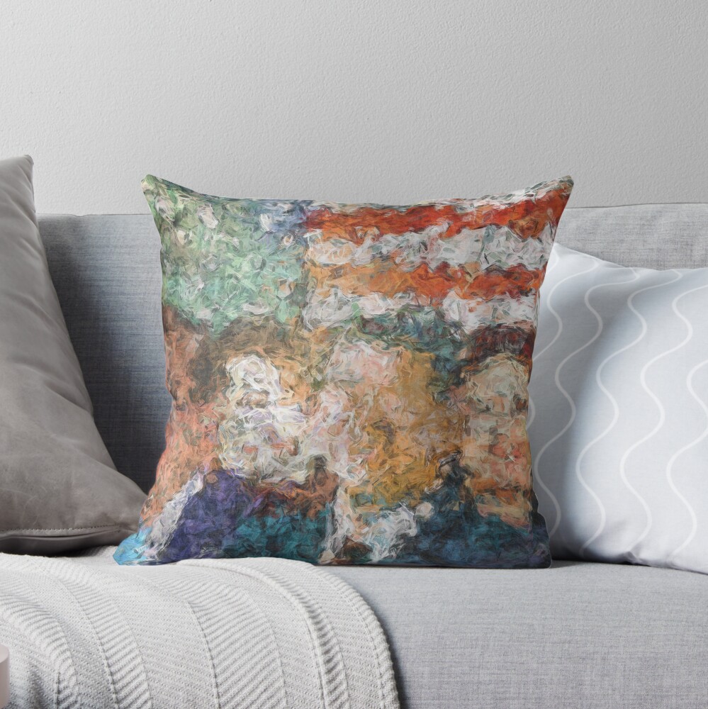 Patriots Gathering Throw Pillow