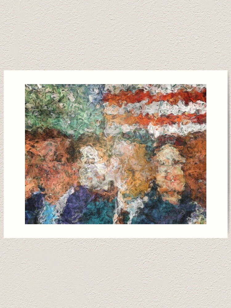 Alternate view of Patriots Gathering Art Print