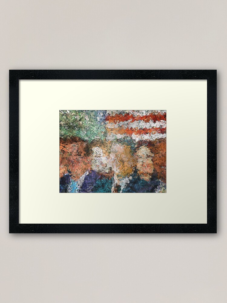 Alternate view of Patriots Gathering Framed Art Print