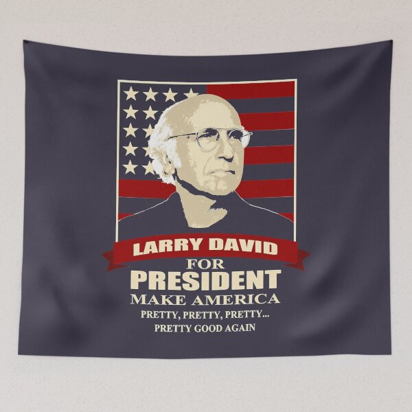 Item preview, Vintage Sitcom Larry David for President designed and sold by GunterSchutz.