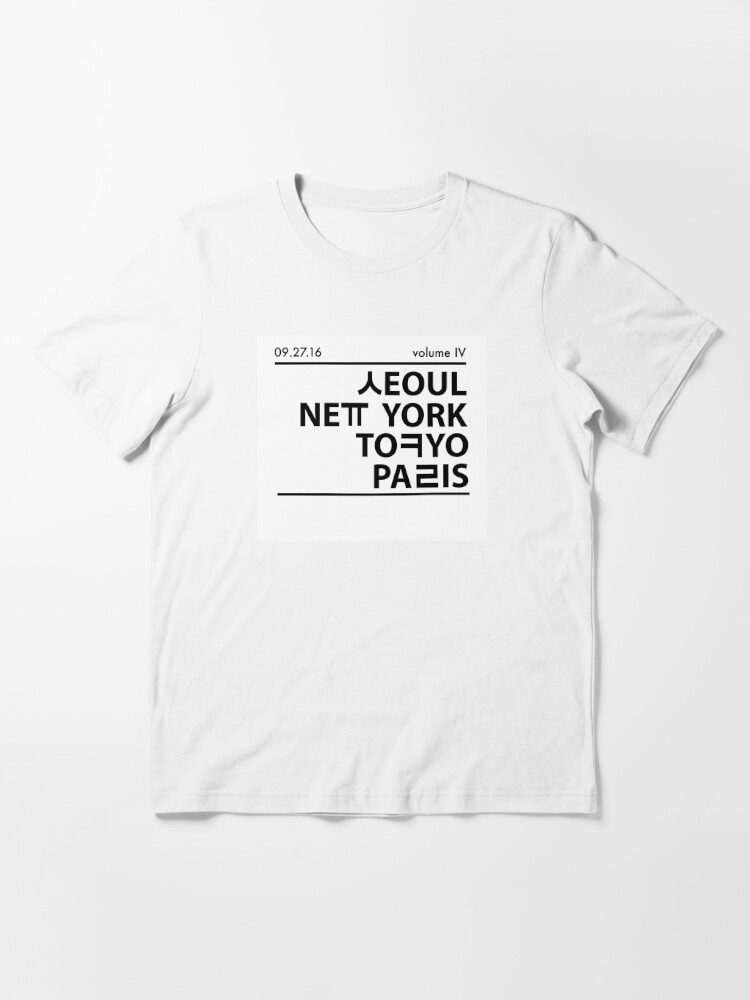 Seoul, New York, Tokyo, and Paris | Essential T-Shirt
