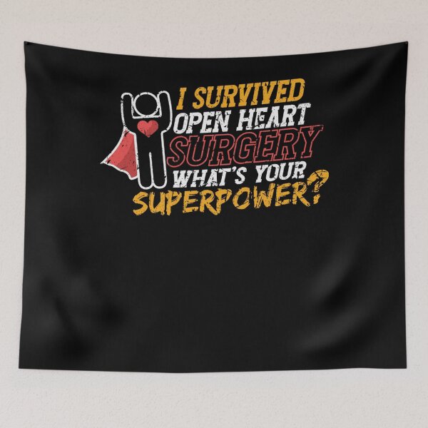 Item preview, I Survived Open Heart Surgery Heart Surgery Survivor designed and sold by KimberlyOppen.