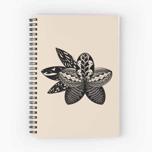 Item preview, Black Tribal Plumeria by Tribal Korner   designed and sold by AshleyPaigeC.