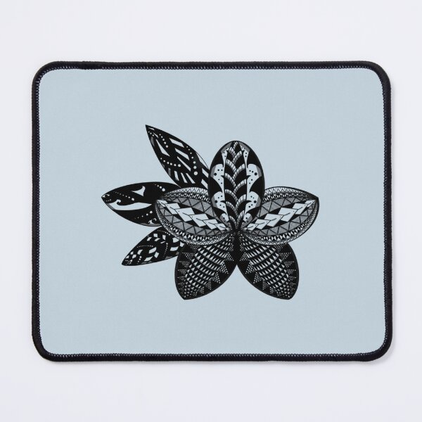Item preview, Black Tribal Plumeria by Tribal Korner   designed and sold by AshleyPaigeC.