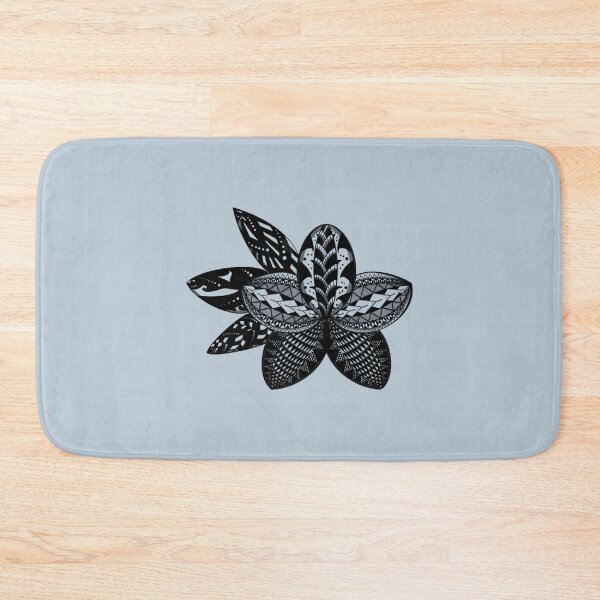 Item preview, Black Tribal Plumeria by Tribal Korner   designed and sold by AshleyPaigeC.