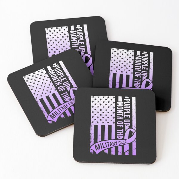 Item preview, Purple Up Military Child Month Gradient USA Flag designed and sold by HaaChris-Artis.