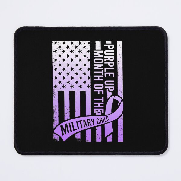 Item preview, Purple Up Military Child Month Gradient USA Flag designed and sold by HaaChris-Artis.
