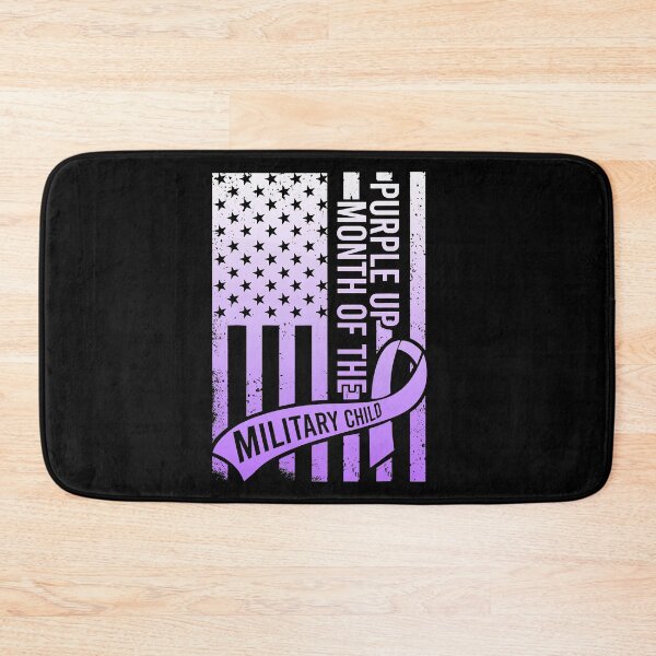 Item preview, Purple Up Military Child Month Gradient USA Flag designed and sold by HaaChris-Artis.