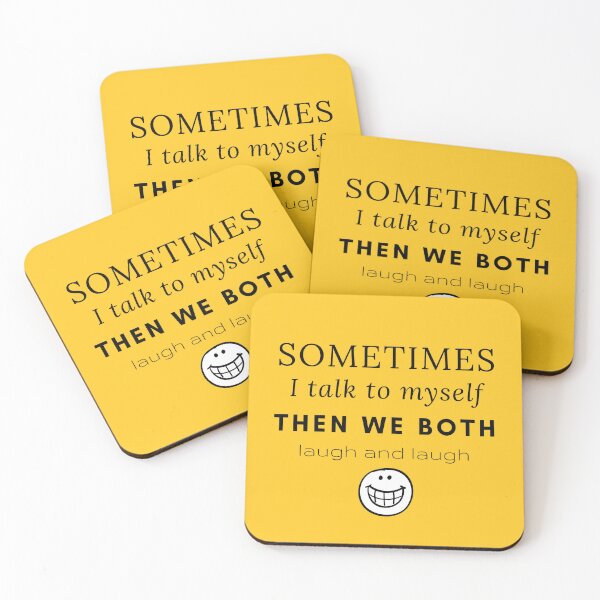 Item preview, Sometimes I Talk to Myself designed and sold by GasconyPassion.