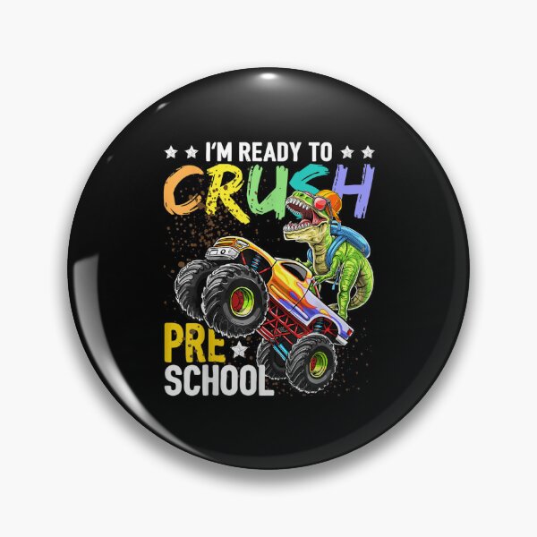 Item preview, Crush Preschool Dinosaur Monster Truck Back to School Boys designed and sold by gaotura.