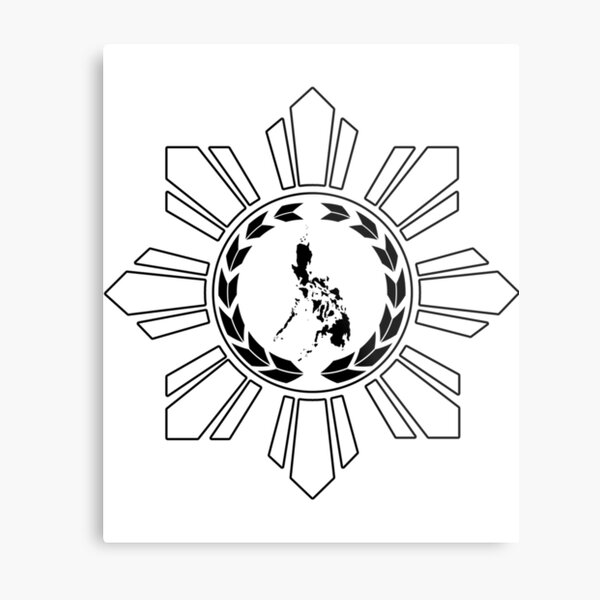 Philippines Filipino Sun Stars Tribal Tattoo 3D Print High Quality