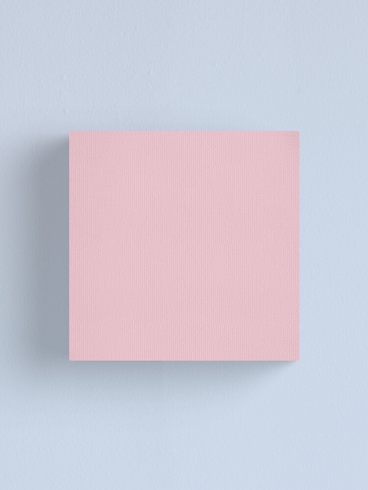 "Light Soft Pastel Pink Streaky Hand Painted Watercolor" Canvas Print