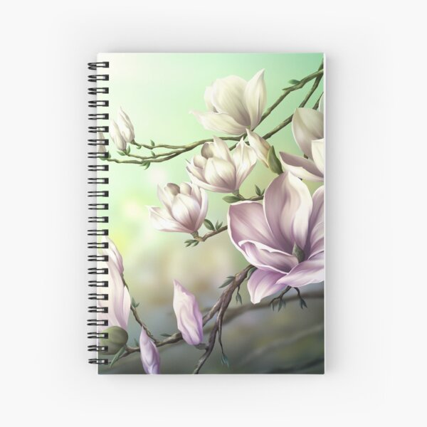 Magnolia Spiral Notebook