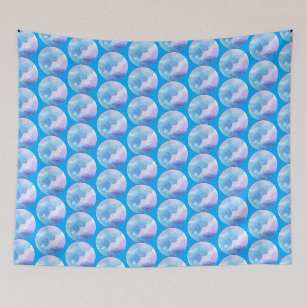 Item preview, Blue watercolor circle designed and sold by lausn.