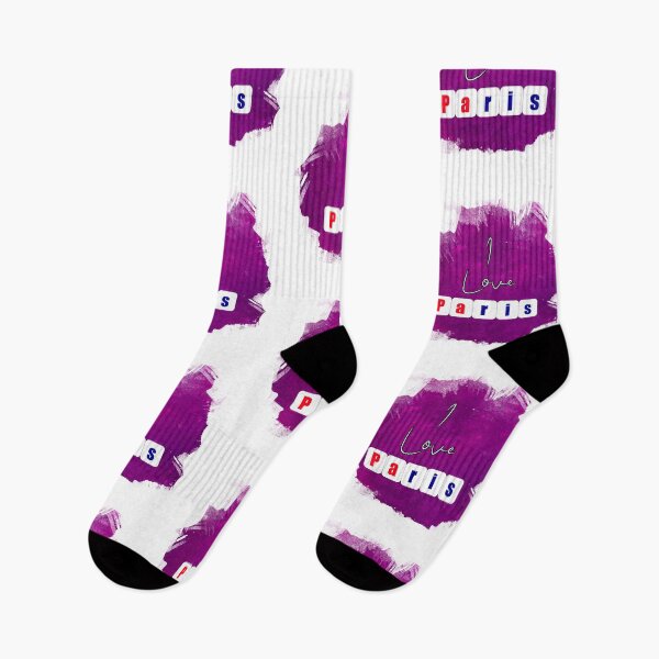 Item preview, I Love Paris - Purple Splash designed and sold by Michael van der Hoorn.