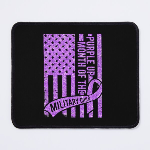 Item preview, Purple Up Military Child Month Sparkle USA Flag designed and sold by HaaChris-Artis.
