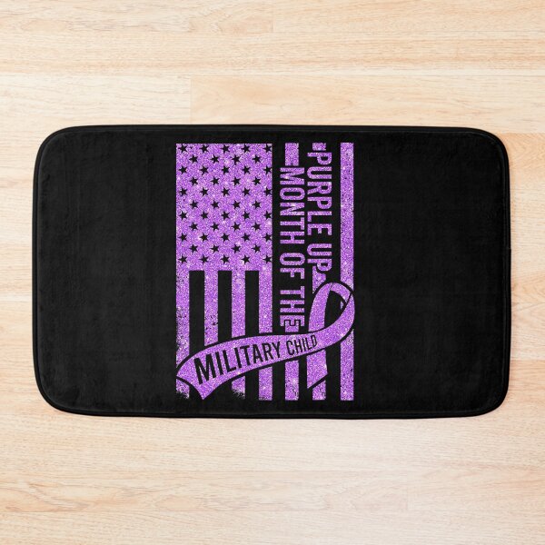 Item preview, Purple Up Military Child Month Sparkle USA Flag designed and sold by HaaChris-Artis.