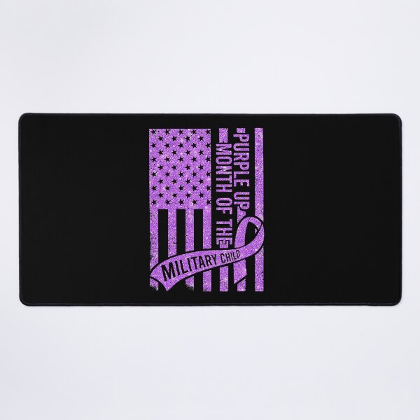 Item preview, Purple Up Military Child Month Sparkle USA Flag designed and sold by HaaChris-Artis.