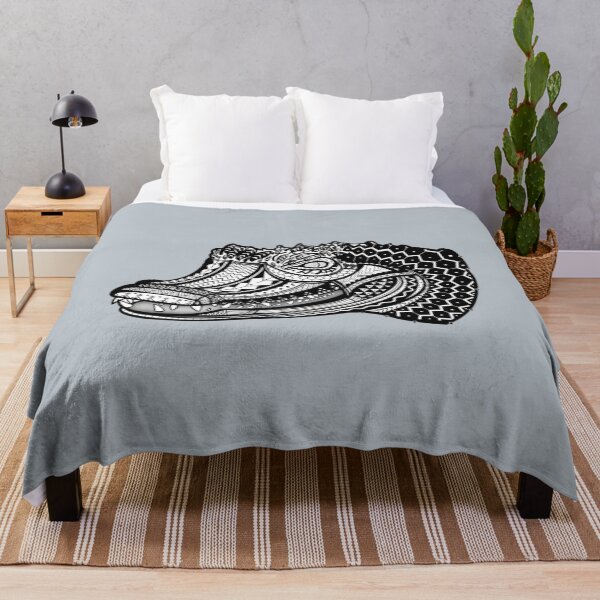 Aperçu de l'œuvre Tête de crocodile tribal (Buwaya) par Tribal Korner créée et vendue par AshleyPaigeC.