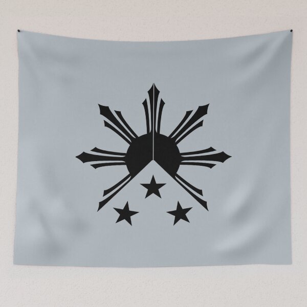 Aperçu de l'œuvre Drapeau philippin tribal du soleil et des étoiles des Philippines créée et vendue par AshleyPaigeC.
