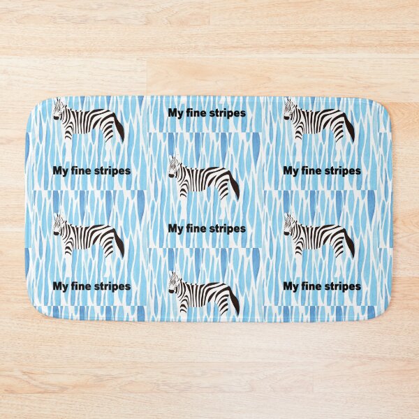 Item preview, fine stripes,zebra,BLUE designed and sold by zzzozzo.