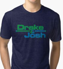 Camiseta de tejido mixto Drake y Josh Calcomanías