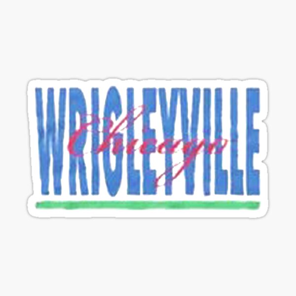 Chicago Flag Script Sticker – Wrigleyville Sports