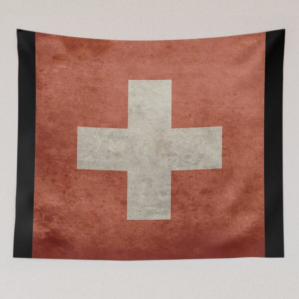 Item preview, Grunge Swiss Flag designed and sold by deanworld.