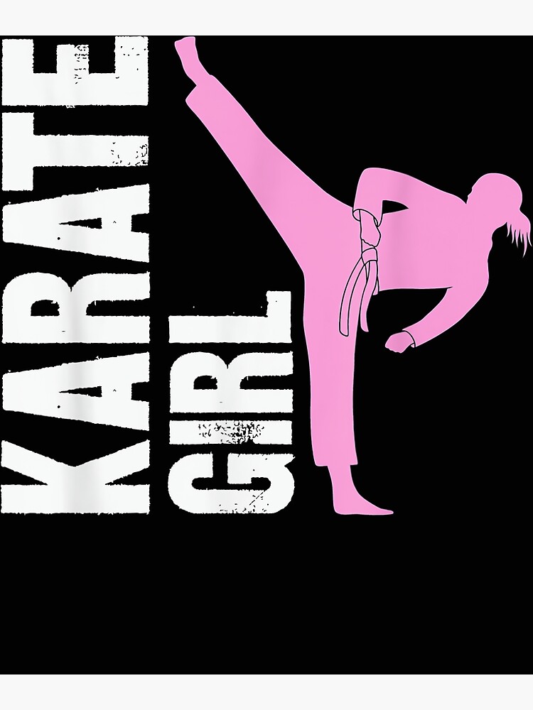 "Karate Girl Martial Arts Girls Self Defence Cute " Poster for Sale by